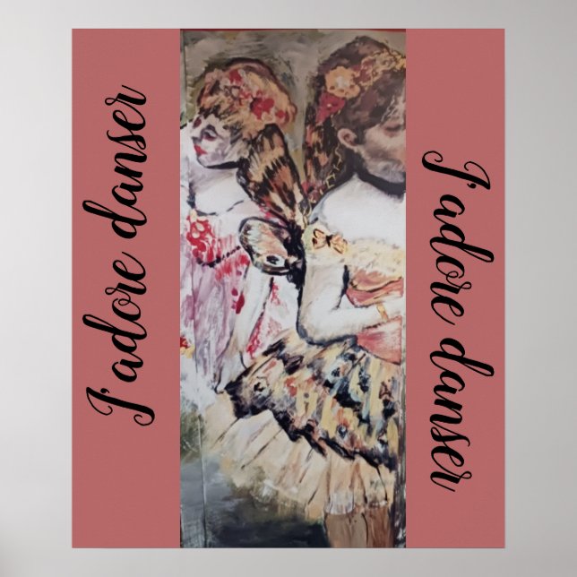 Poster J'adore danser (Frente)