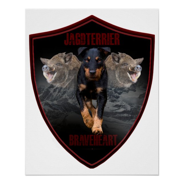 Póster Jagdterrier Tapeçaria (Frente)
