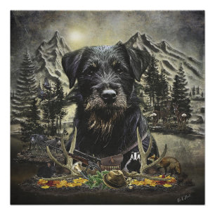 Póster Jagdterrier - versátil cão caçador