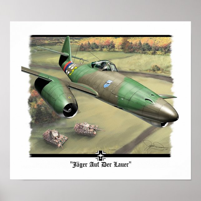 Póster "Jäger Auf Der Lauer" (Frente)