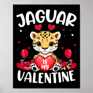 Poster Jaguar É Meu Amante Do Dia Dos Namorados Coração J
