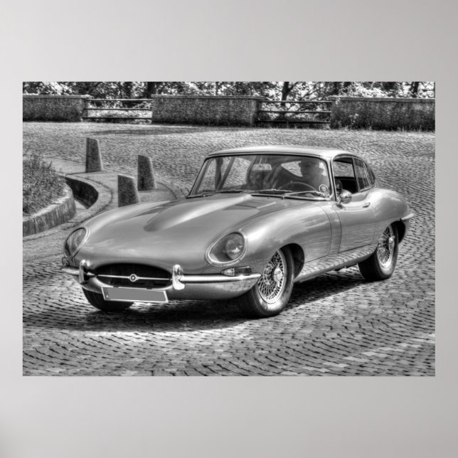 Póster Jaguar E-Type (Frente)