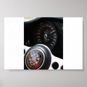 Poster Jaguar na velocidade