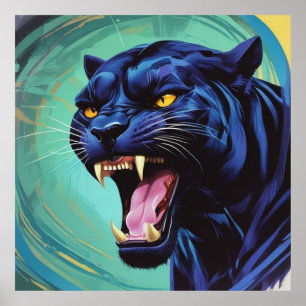 Poster Jaguar - Pantera Negra