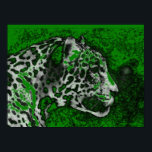 Poster Jaguar Pop Art<br><div class="desc">Jaguar Retrato Poster - Imagem Jaguar de Arte Pop - Grandes Impressões de Gatos Selvagens - O Chefe do Jaguar - Face de Jaguar</div>