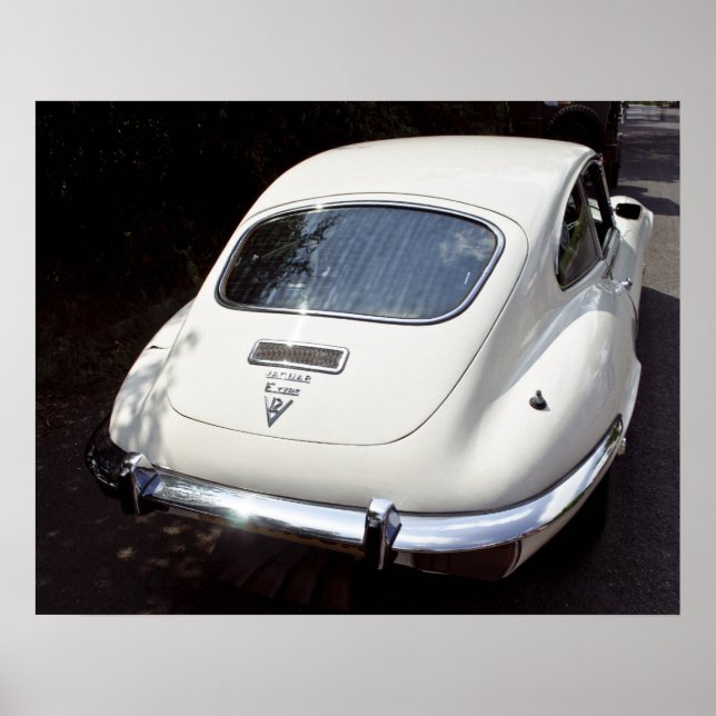 Póster Jaguar Tipo E (Frente)