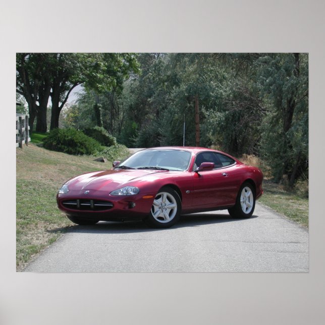 Poster Jaguar XK8 Coupe (Frente)