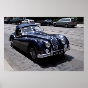 Póster Jaguar XK 120