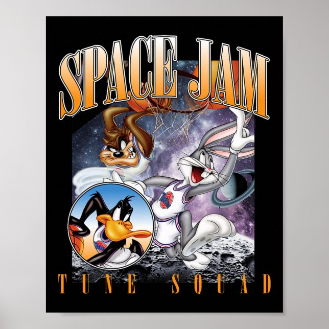 Poster Jam Tune Squad Vintage (Frente)