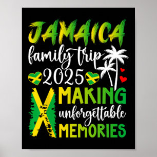 Poster Jamaica Family Trip 2025 Memories Jamaica V