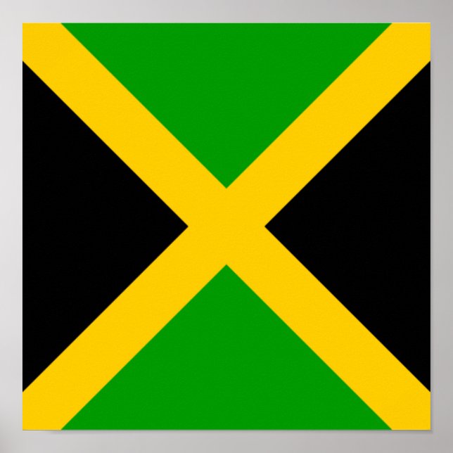 Poster Jamaica Flag Jamaican Country Home Ethnicity (Frente)