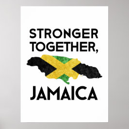 Poster Jamaica Forte – Unidos Após o Furacão