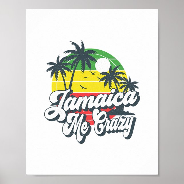 Poster Jamaica Me Crazy Viagem em Cruzeiros Jamaicana Gru (Frente)