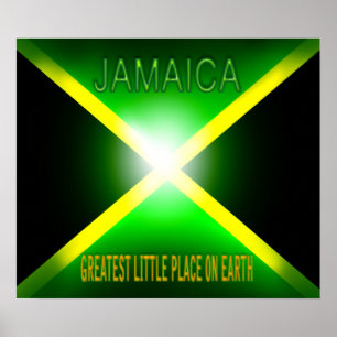 Poster Jamaica, o grande lugar pequeno no fotorreceptor