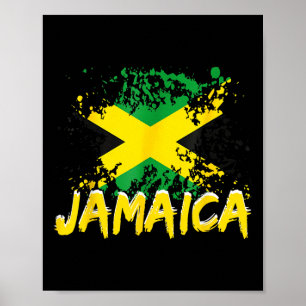 Poster Jamaica Retro Vintage Watercolor Sport Jamaf