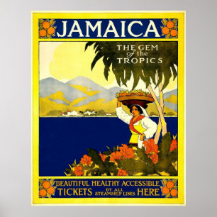 Poster Jamaica Vintage VIAGEM