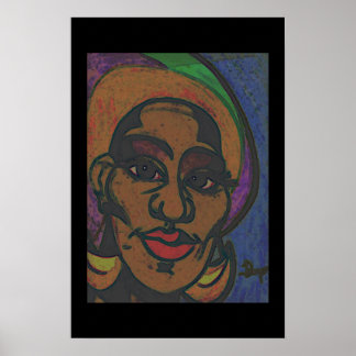 Póster Jamaican Girl