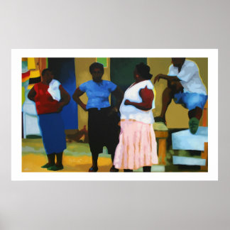 Póster Jamaicanos em Negril