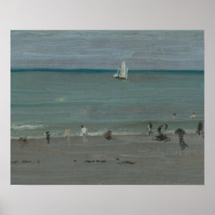 Poster James Abbott McNeill Whistler-Coast Scene, Banhist