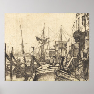 Póster James Abbott McNeill Whistler - Limehouse