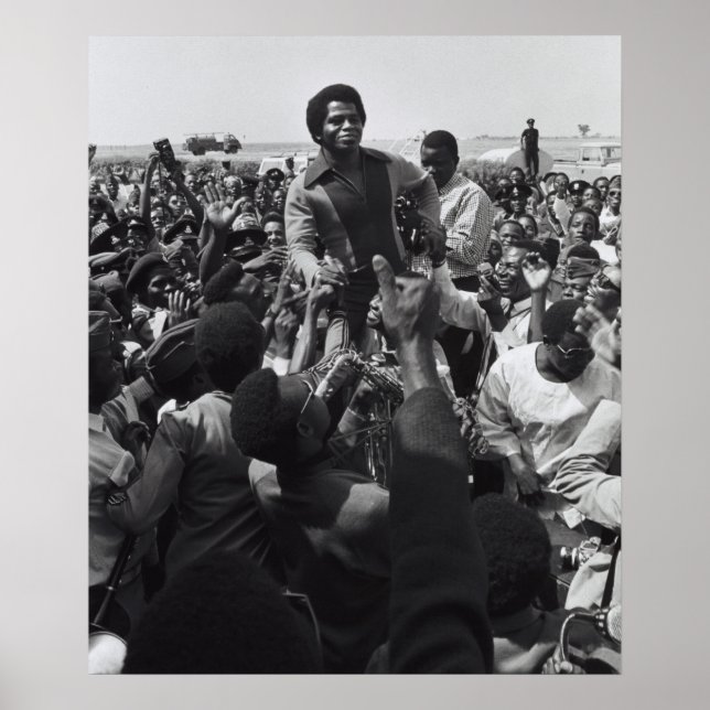 Poster James Brown - Aeroporto de Kaduna, 1970 (Frente)