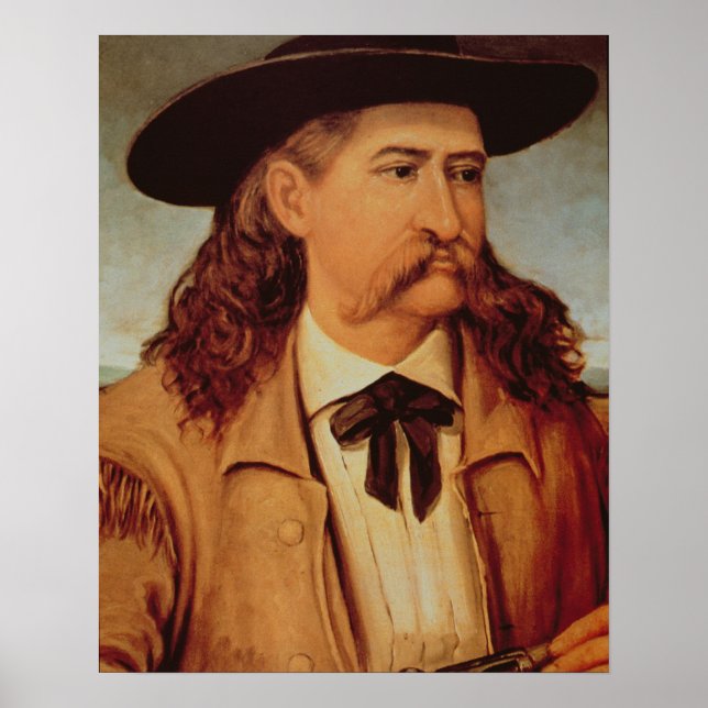 Poster James Butler 'Wild Bill' Hickok (1837-76) 1874 (oi (Frente)