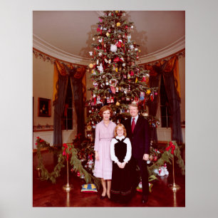 Poster James Carter White House Christmas