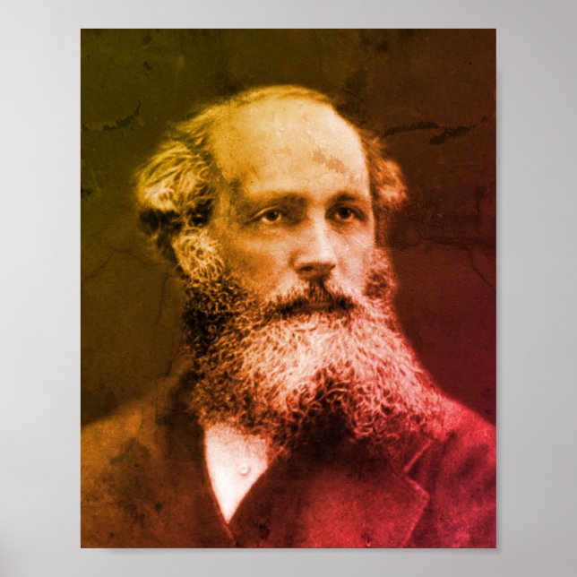 Poster James Clerk Maxwell (Frente)