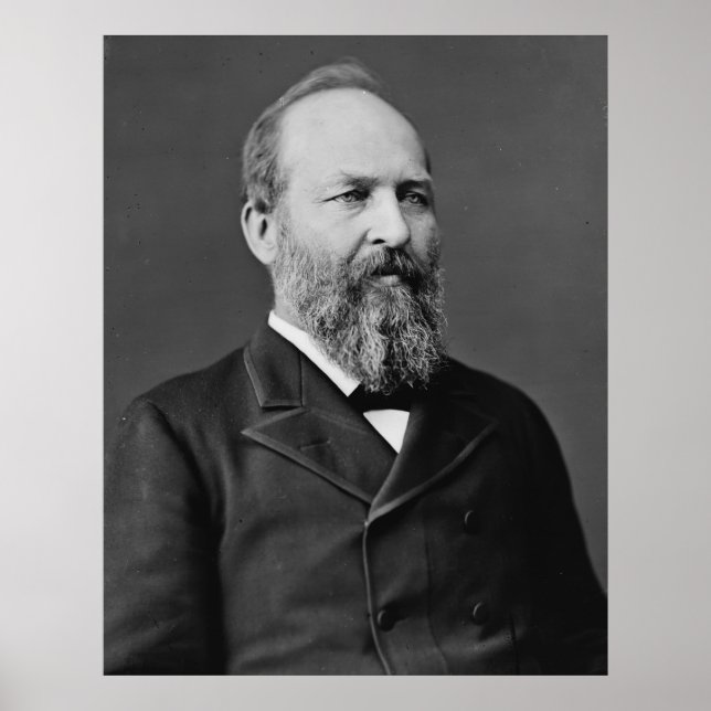 Póster James Garfield 20 Presidente (Frente)