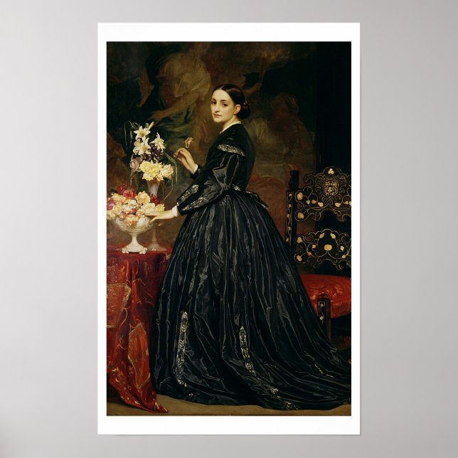 Poster James Guthrie, c.1864-5 (petróleo na canvas) (Frente)