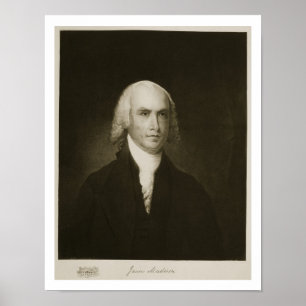 Poster James Madison, 4º Presidente dos Estados Unidos