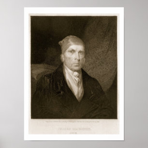 Poster James Madison envelheceu 82, gravado por Thomas B.