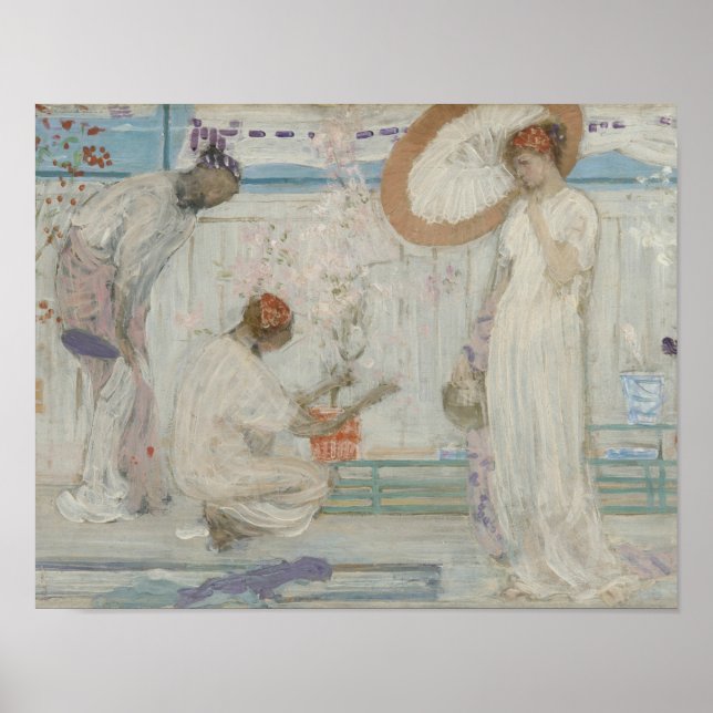 Poster James McNeill Whistler - A Sinfonia Branca (Frente)