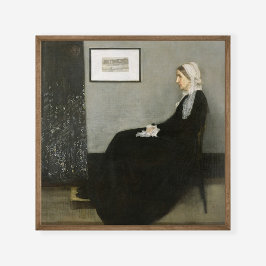 Poster James McNeill Whistler Retrait Mãe do Assobiador
