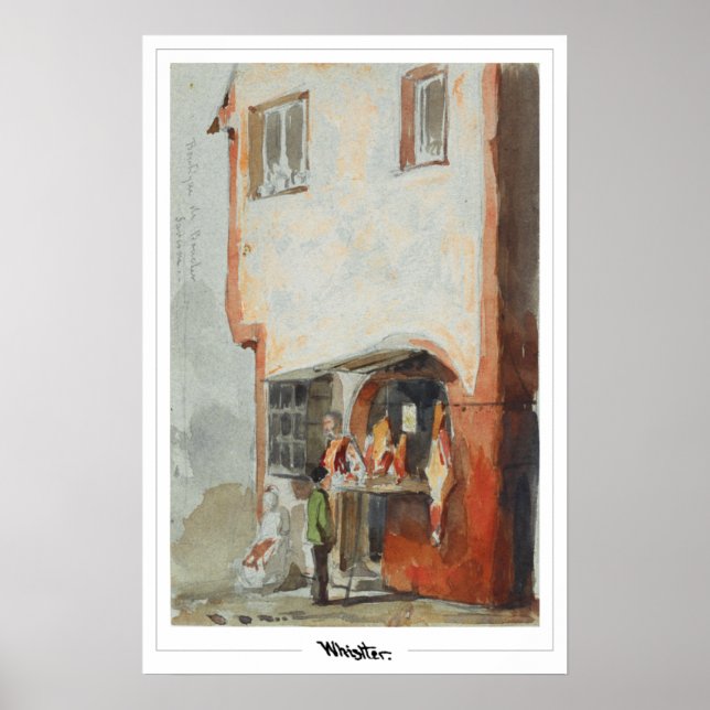 Poster James McNeill Whistler Zedign Cartaz de Arte #4-2 (Frente)