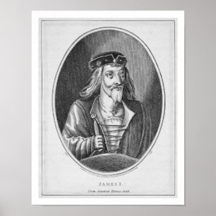 Póster James mim (1394-1437), rei de Scotland, de Johnst