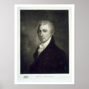 Póster James Monroe, 5a Presidente dos Estados Unidos o