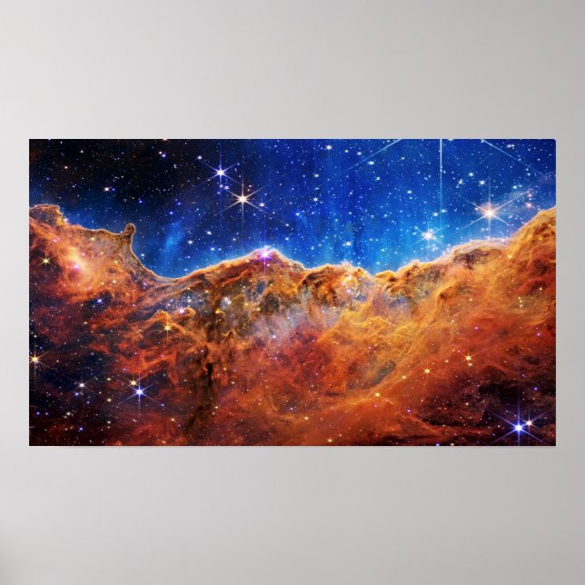 Poster James Webb Telescópio Espacial Carina Nebula Poste (Frente)