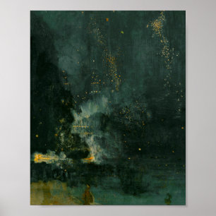 Poster James Whistle - Noite em Preto e Dourado, A Fa