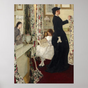 Poster James Whistler - A Sala de Música