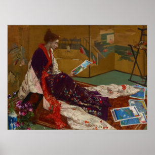 Poster James Whistler - Capricho em Roxo e Dourado