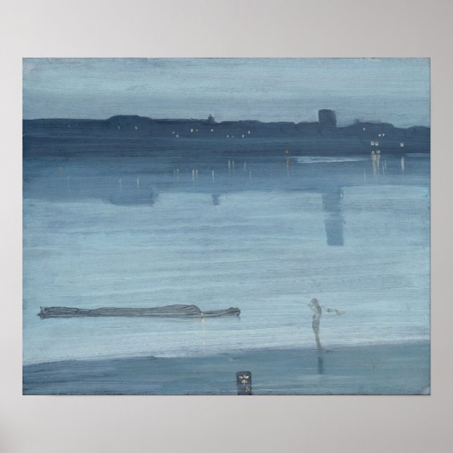 Poster James Whistler - Noite: Chelsea (Frente)