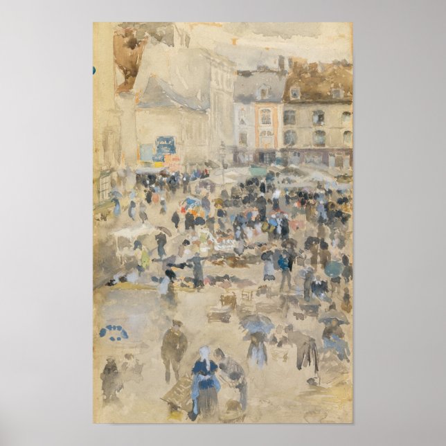 Poster James Whistler - Noturno: Chelsea (Frente)