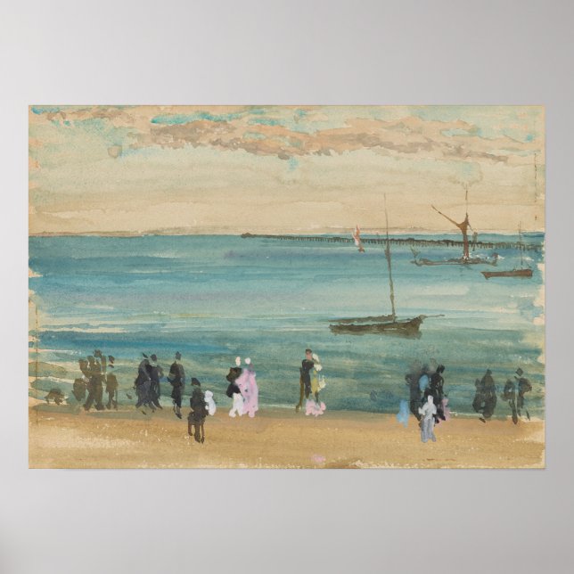 Poster James Whistler - Pier do Sul (Frente)