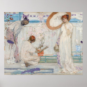 Poster James Whistler - Sinfonia Branca, Três Meninas