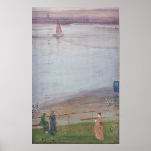 Poster James Whistler - Variações em Violeta e Verde