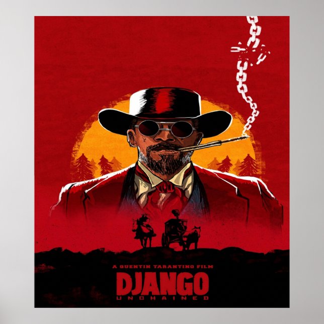 Poster Jamie Django Foxx (Frente)