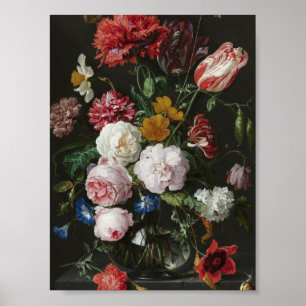 Poster Jan Davidsz. De Heem - Vida Estática Com Flores