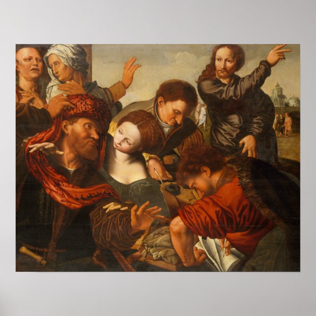 Poster Jan Sanders van Hemessen - A chamada de Matthew (Frente)