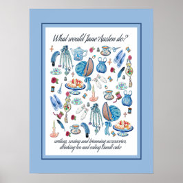 Poster Jane Austen art